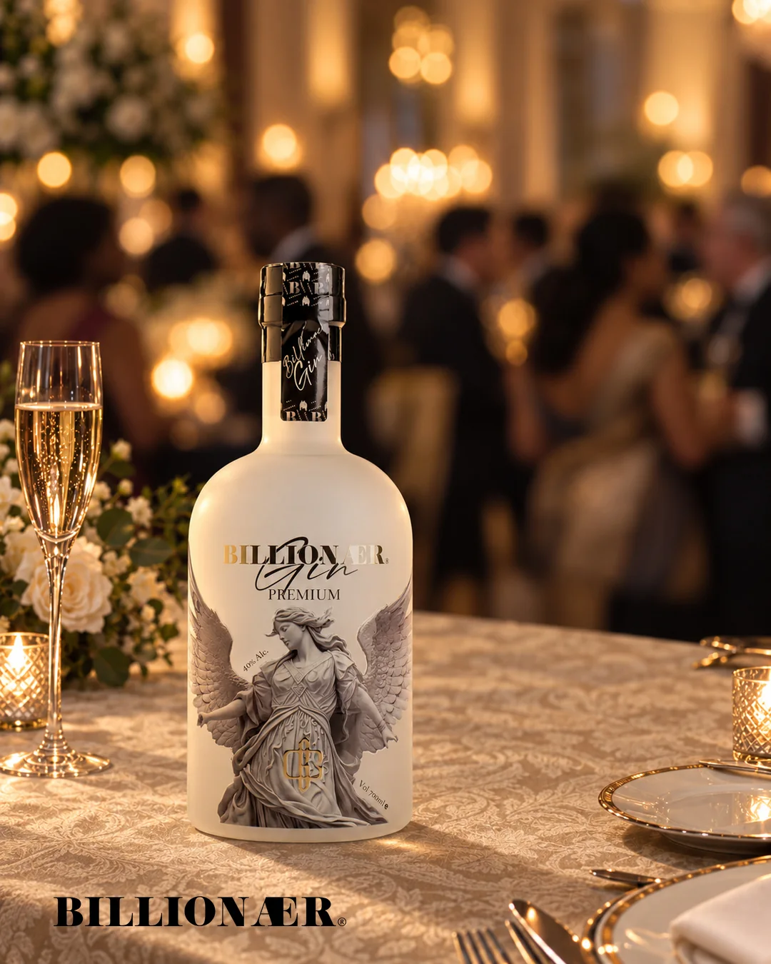 BILLIONAER Gin campaign artwork — Gala