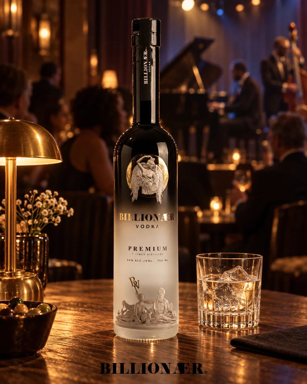 BILLIONAER Vodka campaign artwork — Jazz Club