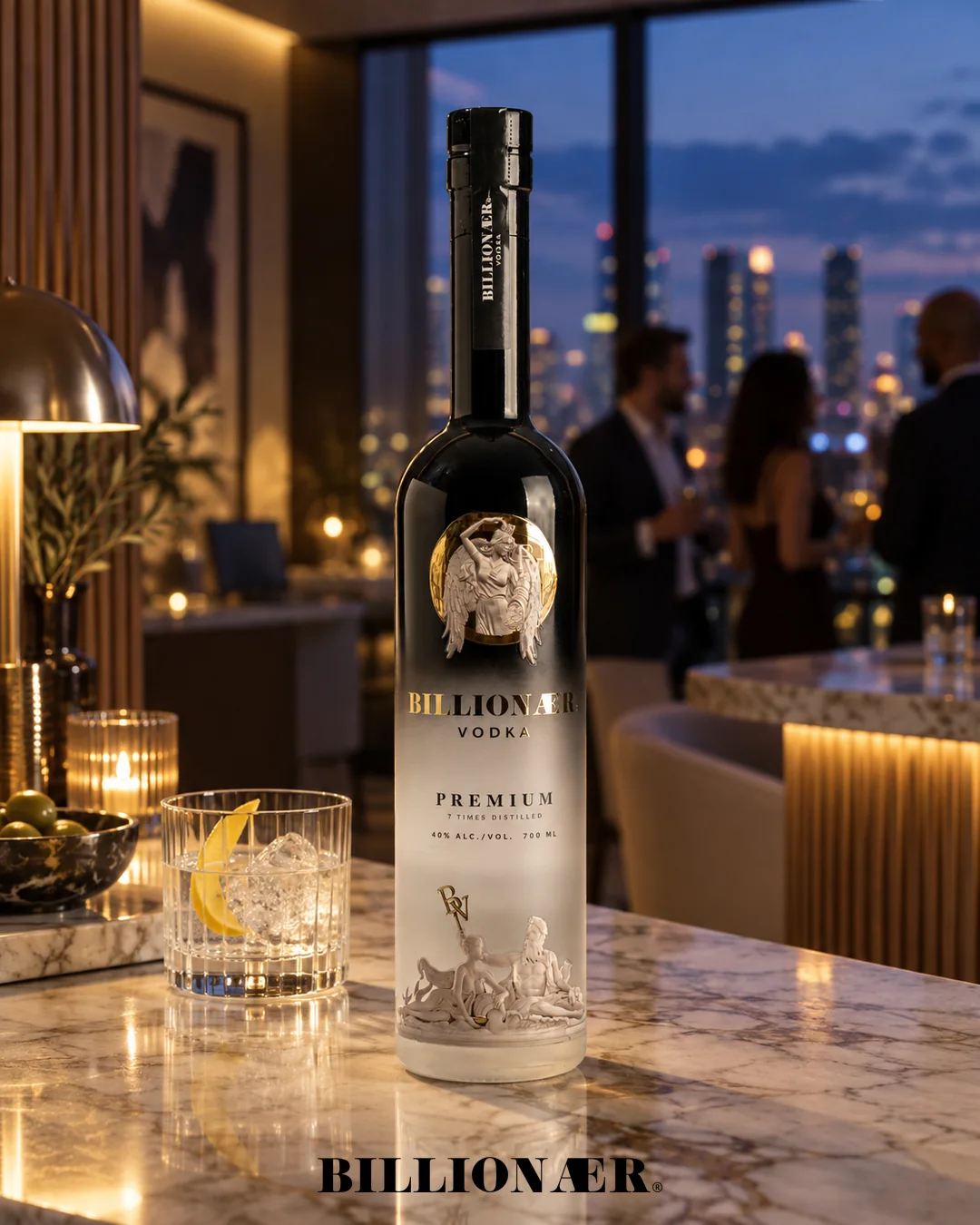 BILLIONAER Vodka campaign artwork — Penthouse